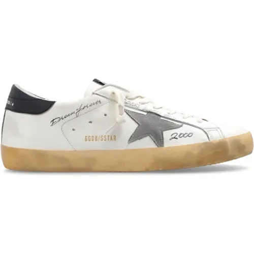 ‘Super-Star’ leather sneakers , male, Sizes: 6 UK - Golden Goose - Modalova