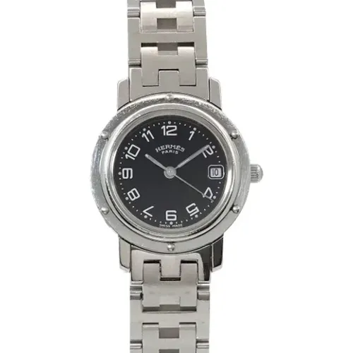 Pre-owned Stainless Steel watches , female, Sizes: ONE SIZE - Hermès Vintage - Modalova