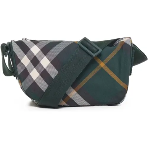 Stylish Ivy Check Bag with Adjustable Strap , male, Sizes: ONE SIZE - Burberry - Modalova
