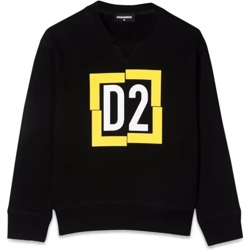 Jungen Baumwoll Sweatshirt Casual Wear Logo - Dsquared2 - Modalova