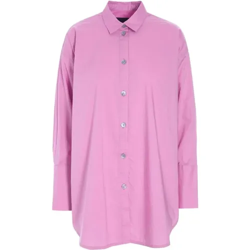 Core Cotton Oversized Shirt Lilac , female, Sizes: S, M - Bitte Kai Rand - Modalova