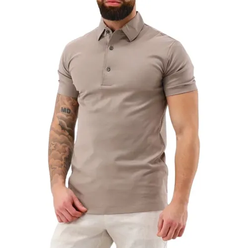 Luxuriöses Graues Supima Polo Shirt - Valenza - Modalova