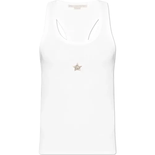 Top with appliqué , female, Sizes: XS, M, S - Stella Mccartney - Modalova