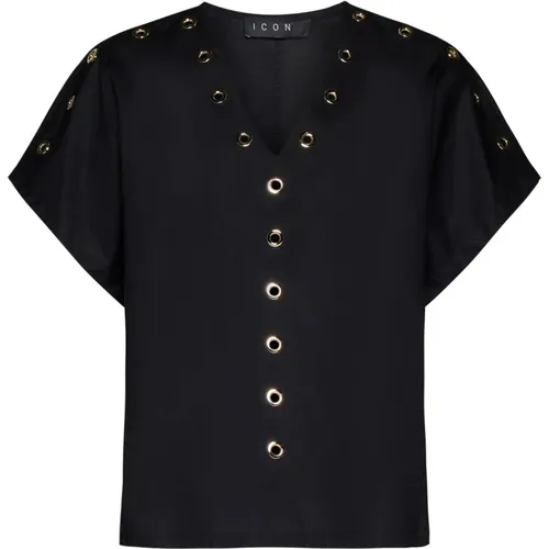 Icona Shirt , female, Sizes: S, XS, M - Kaos - Modalova