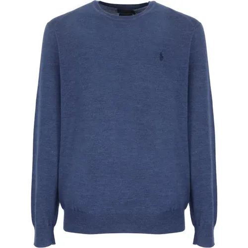 Blaue Pullover , Herren, Größe: XL - Ralph Lauren - Modalova