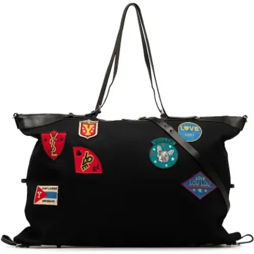 Pre-owned Canvas travel-bags , female, Sizes: ONE SIZE - Yves Saint Laurent Vintage - Modalova