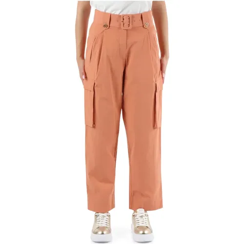 Cargo Poplin Pants , female, Sizes: S, XS - Twinset - Modalova