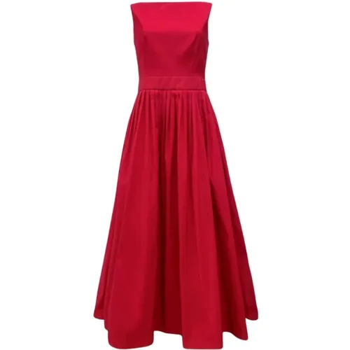 Taffeta Dress with Bow , female, Sizes: XS - Carolina Herrera - Modalova