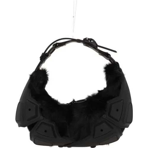 Faux Fur Shoulder Bag , female, Sizes: ONE SIZE - Innerraum - Modalova