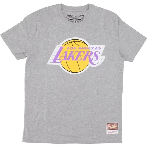 NBA Team Logo Tee Grey Marl , Herren, Größe: XL - Mitchell & Ness - Modalova