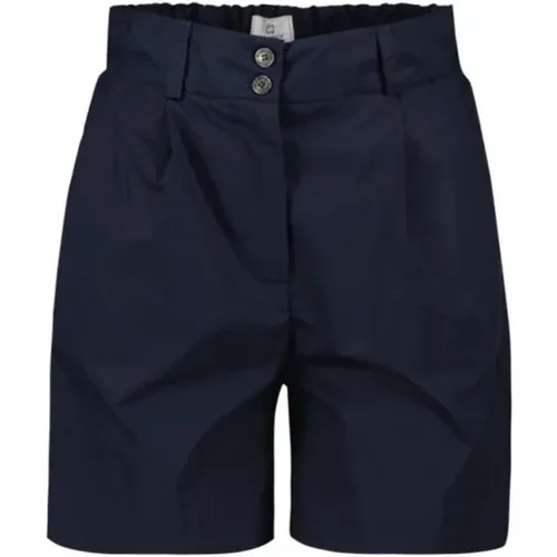 Cotton Shorts with Cuffed Hem , female, Sizes: XS - Woolrich - Modalova