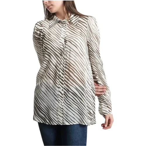 Zebra Striped Blouse , female, Sizes: S - See by Chloé - Modalova