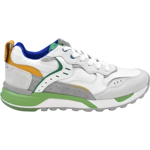 Laced Ghiccio Verde Ocra Shoes , male, Sizes: 11 UK - Voile blanche - Modalova