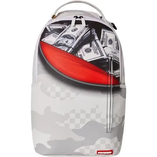 Money Stash Flap Backpack , unisex, Sizes: ONE SIZE - Sprayground - Modalova