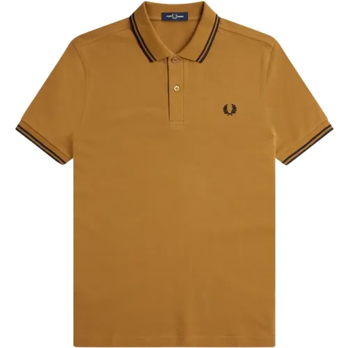 Klassisches Poloshirt , Herren, Größe: L - Fred Perry - Modalova