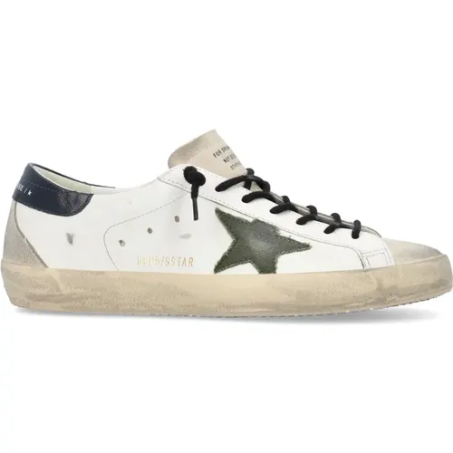 Klassische Weiße Grüne Salbei Sneakers , Herren, Größe: 40 EU - Golden Goose - Modalova