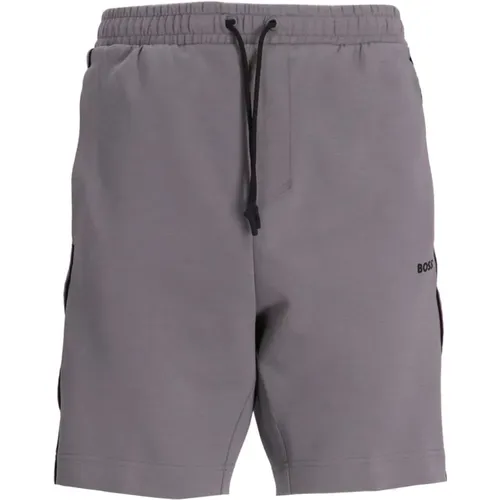 Baumwollshorts mit bedrucktem Logo , Herren, Größe: M - Hugo Boss - Modalova