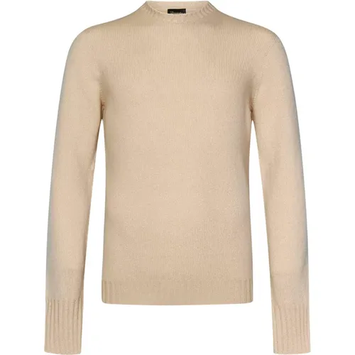 Crew Neck Cashmere Sweater , Herren, Größe: M - Drumohr - Modalova