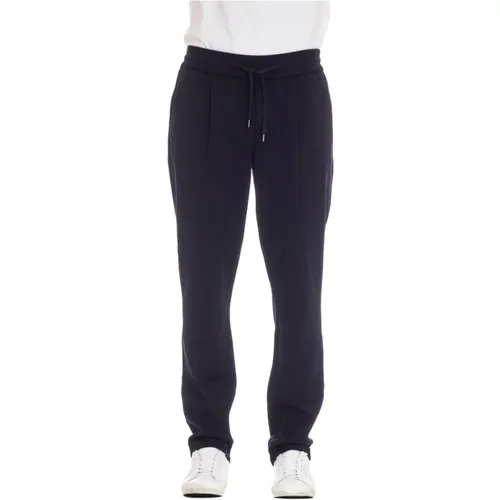 Elastic Waist Trousers Straight Leg , male, Sizes: S, M, L - Herno - Modalova