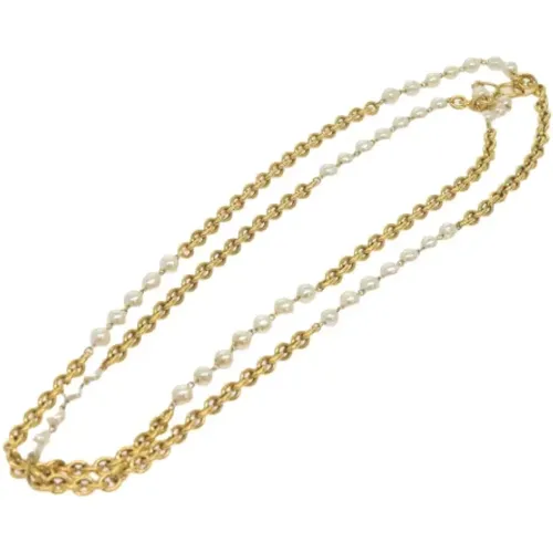 Pre-owned Metal necklaces , female, Sizes: ONE SIZE - Chanel Vintage - Modalova