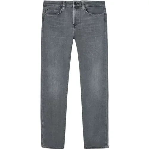 Graue Gewaschene Jeans , Herren, Größe: W34 - Boss - Modalova