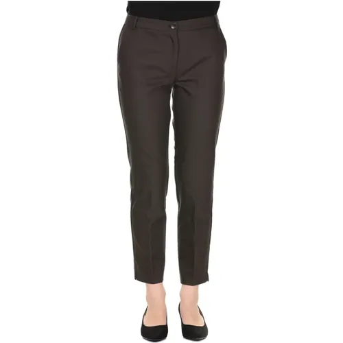 Braune Hose , Damen, Größe: 3XS - Marella - Modalova