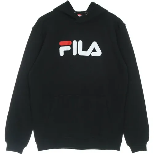 Schwarzer Leichter Kapuzenpullover , Herren, Größe: XL - Fila - Modalova