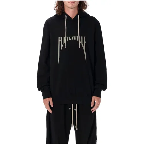 Knitwear Hoodie Aw24 , male, Sizes: L, S - Rick Owens - Modalova