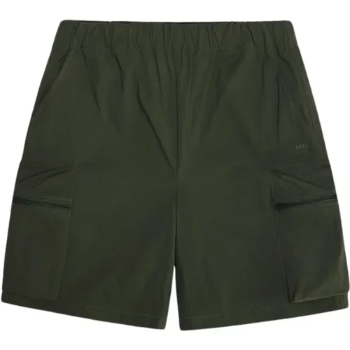 Grüne Tomar Shorts , Herren, Größe: XL - Rains - Modalova