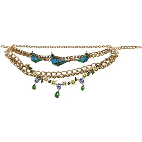 Wunderschöne Kristallkette mit Statement-Anhängern - Dolce & Gabbana - Modalova