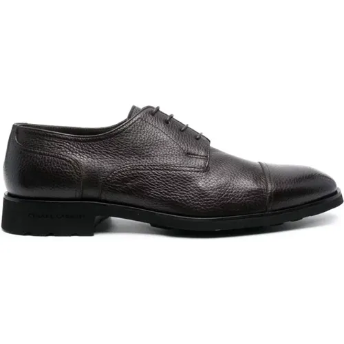 Elegante Braune Formelle Lederschuhe , Herren, Größe: 43 EU - Casadei - Modalova