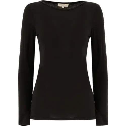 Classic Boat Neck Sweater , female, Sizes: M, L, XS - Antonelli Firenze - Modalova