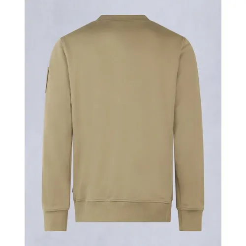 Snyder Crewneck Sage Gold , Herren, Größe: M - Moose Knuckles - Modalova