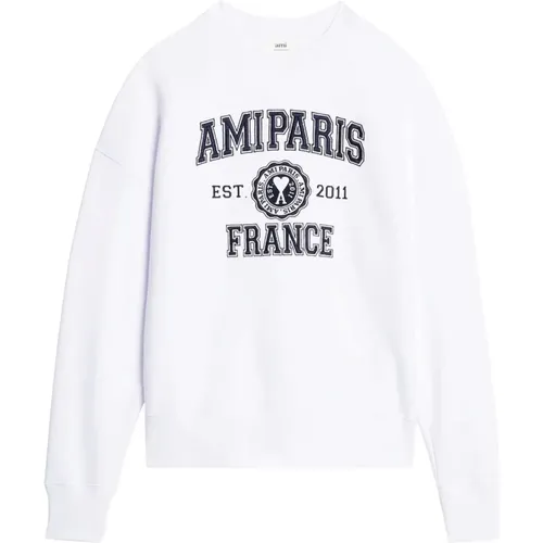 Crewneck Sweatshirt , Herren, Größe: 2XL - Ami Paris - Modalova