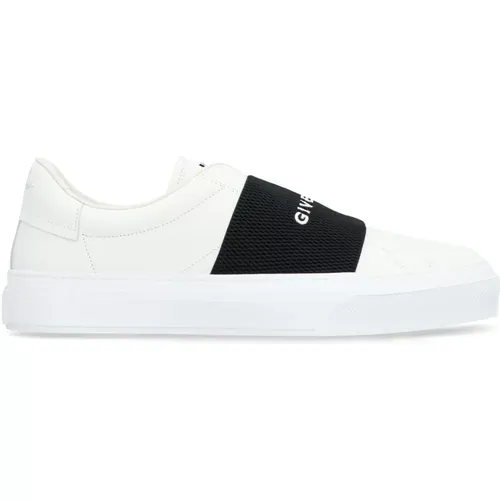 Leder Slip-On Sneakers , Herren, Größe: 41 EU - Givenchy - Modalova