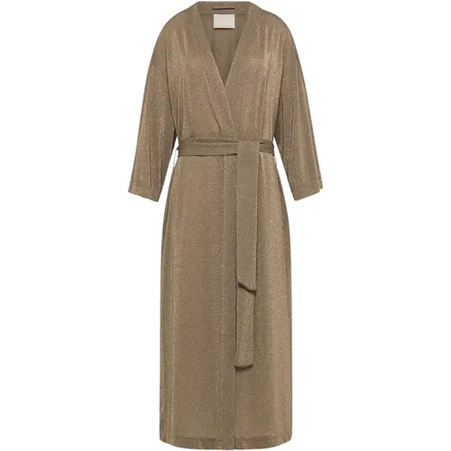 Lurex Jersey Duster Coat , Damen, Größe: S - Momoni - Modalova