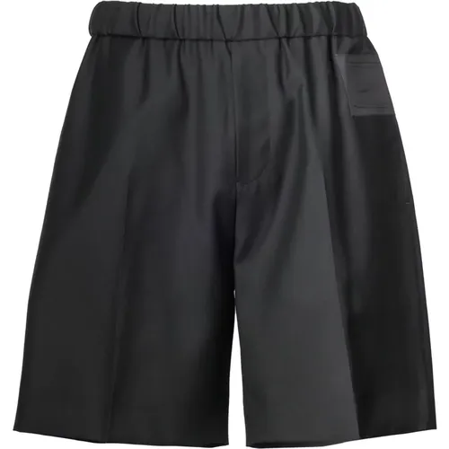 Bermuda Shorts mit Kordel und Logo - Givenchy - Modalova