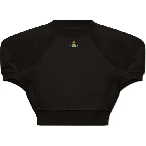 Kurzes T-Shirt mit Print , Damen, Größe: L - Vivienne Westwood - Modalova