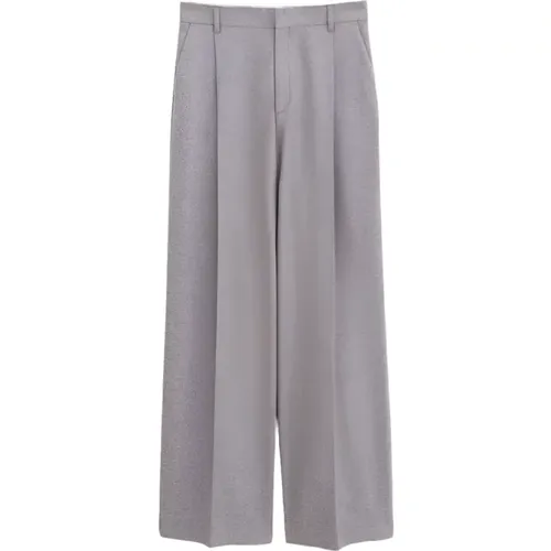 Flanell Weite Plissierte Hose , Damen, Größe: M - Filippa K - Modalova