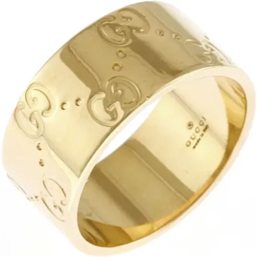 Pre-owned Gold rings , female, Sizes: ONE SIZE - Gucci Vintage - Modalova