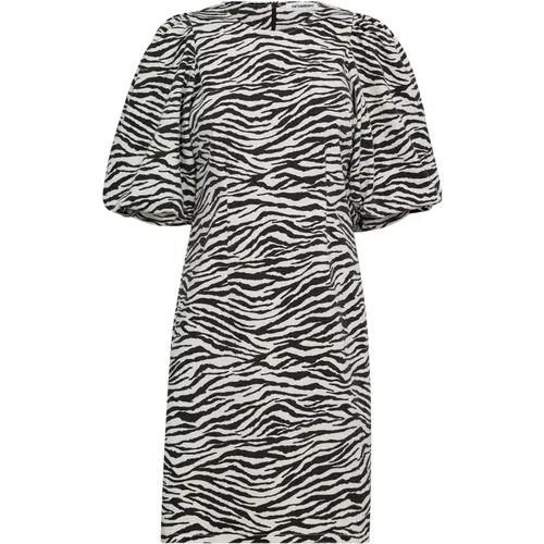 Zioncc Zebra Crop Puff Kleid , Damen, Größe: XL - Co'Couture - Modalova