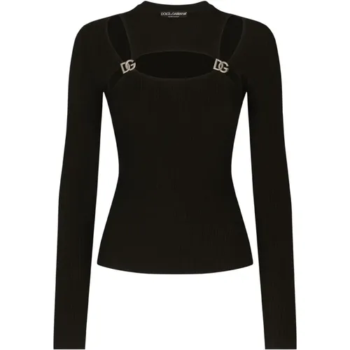 Stylish Training Shirt , female, Sizes: 3XS - Dolce & Gabbana - Modalova