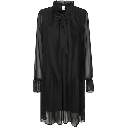 Schwarzes Kleid Eleganter Stil , Damen, Größe: XS - Aspesi - Modalova