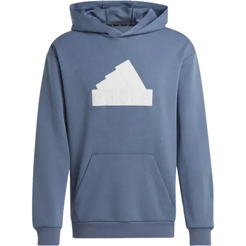 BOS Hoodie Sweatshirt , male, Sizes: S, XL, L, M - Adidas - Modalova