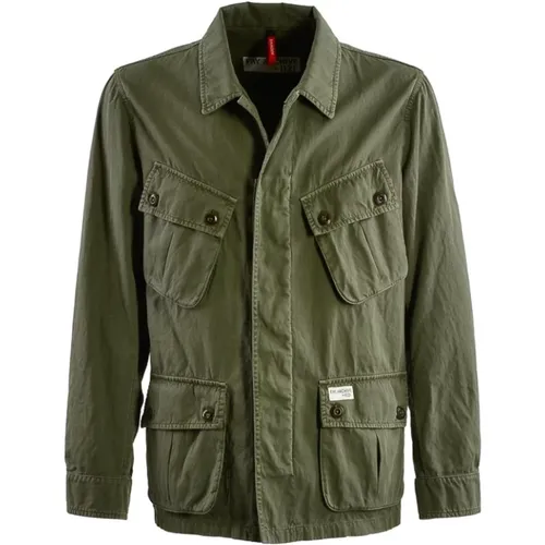 Cotton Jungle Jacket , male, Sizes: XS - Fay - Modalova