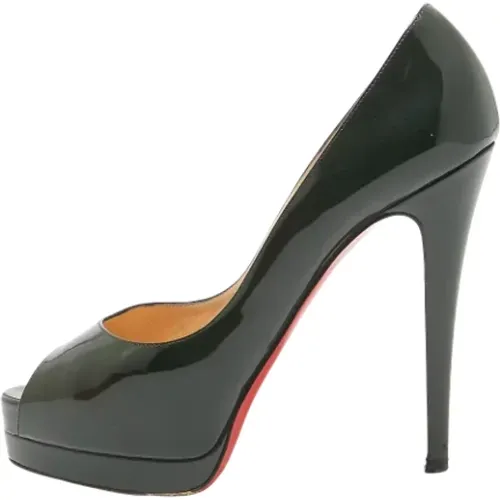 Pre-owned Leather heels , female, Sizes: 7 UK - Christian Louboutin Pre-owned - Modalova