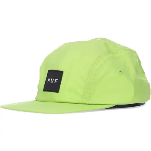 Flat Visor Cap Essentials Box Logo , male, Sizes: ONE SIZE - HUF - Modalova