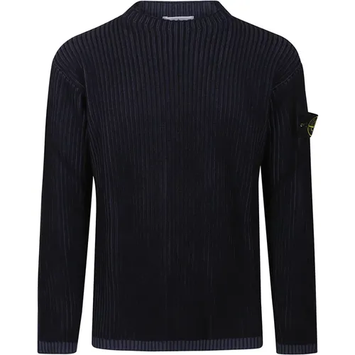 Lässiger Strickpullover , Herren, Größe: M - Stone Island - Modalova