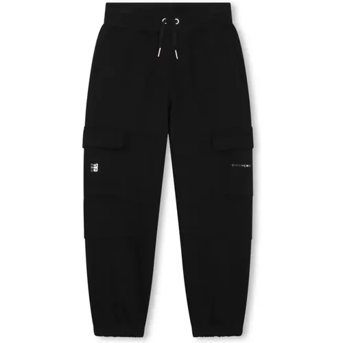 Schwarze Baumwollhose mit 4G-Logo - Givenchy - Modalova