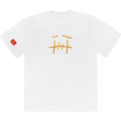 Limitierte Auflage Fry T-shirt Weiß , Herren, Größe: 2XL - Travis Scott - Modalova
